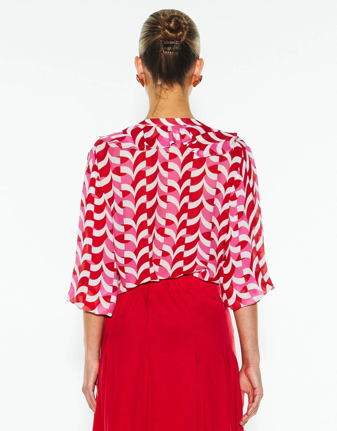 Just Love Frill Blouse - Geo Link