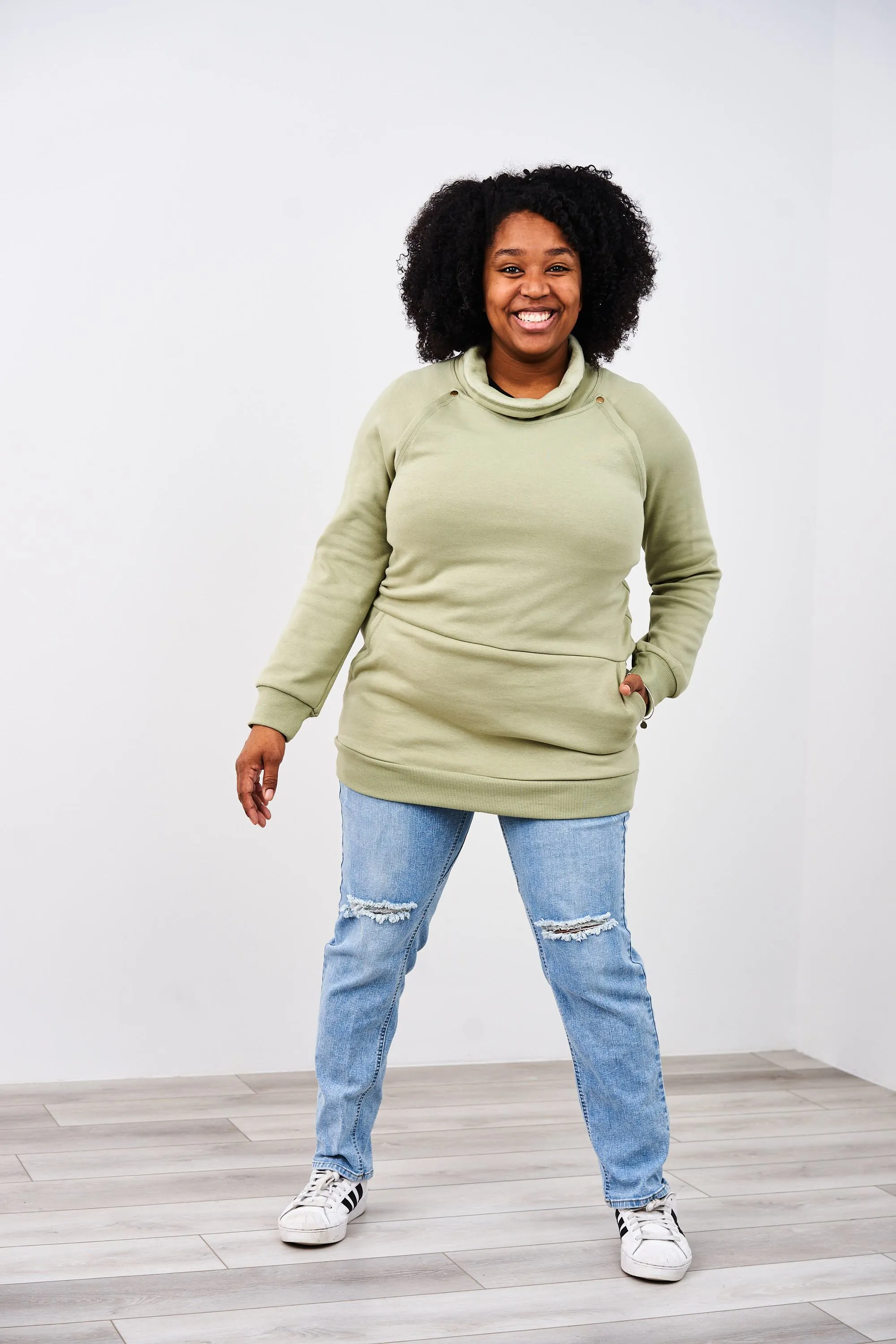 Latched Mama Harbor Snap Nursing Pullover