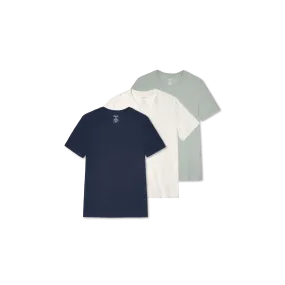Men's Air Slub Crew Neck T-Shirt 3-Pack