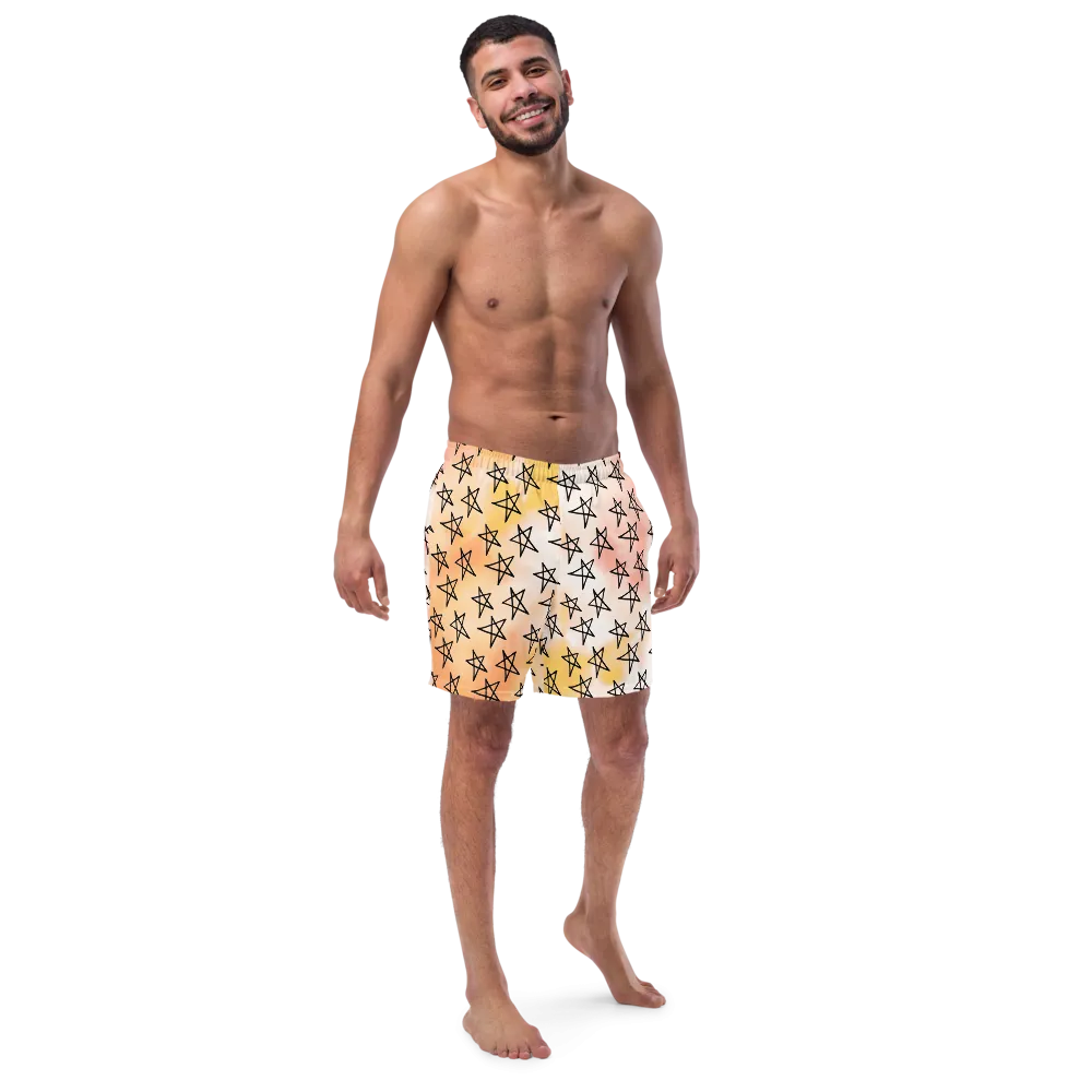 Men's Star Doodle Swim Trunks