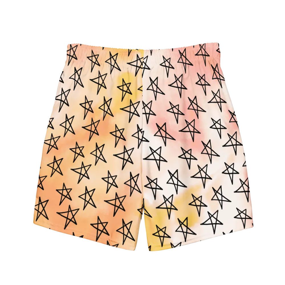 Men's Star Doodle Swim Trunks