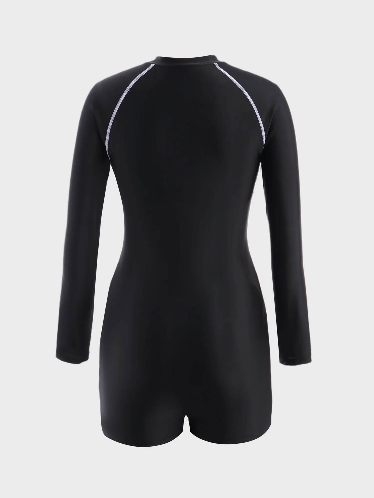 Midsize Conservative Matte Coloblock Surfing Suit