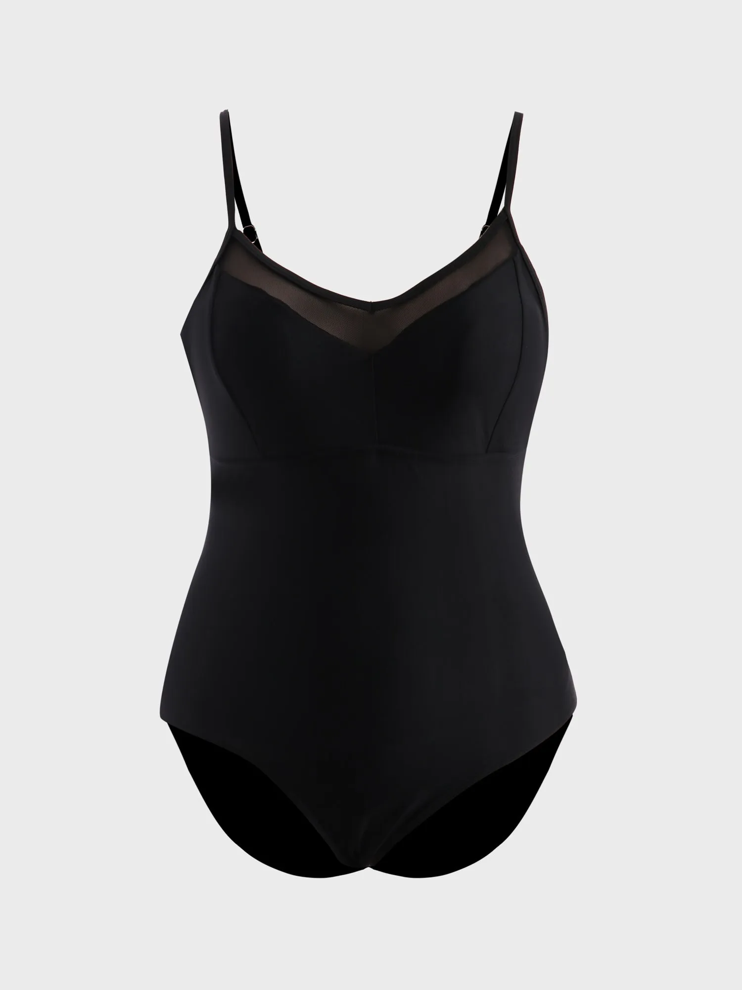 Midsize Eye-Catching Mesh One-Piece Swimsuit