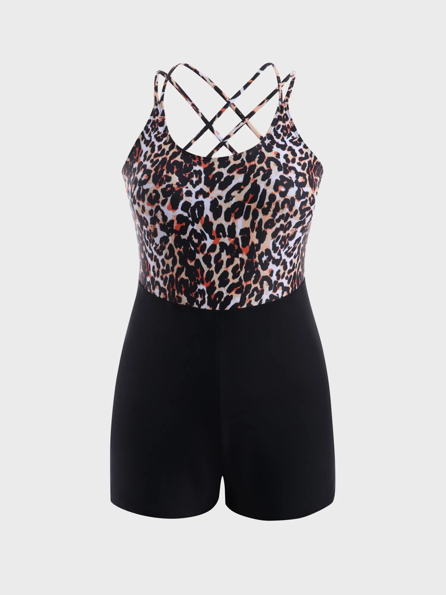 Midsize Fancy Leopard One-Piece Swimsuit