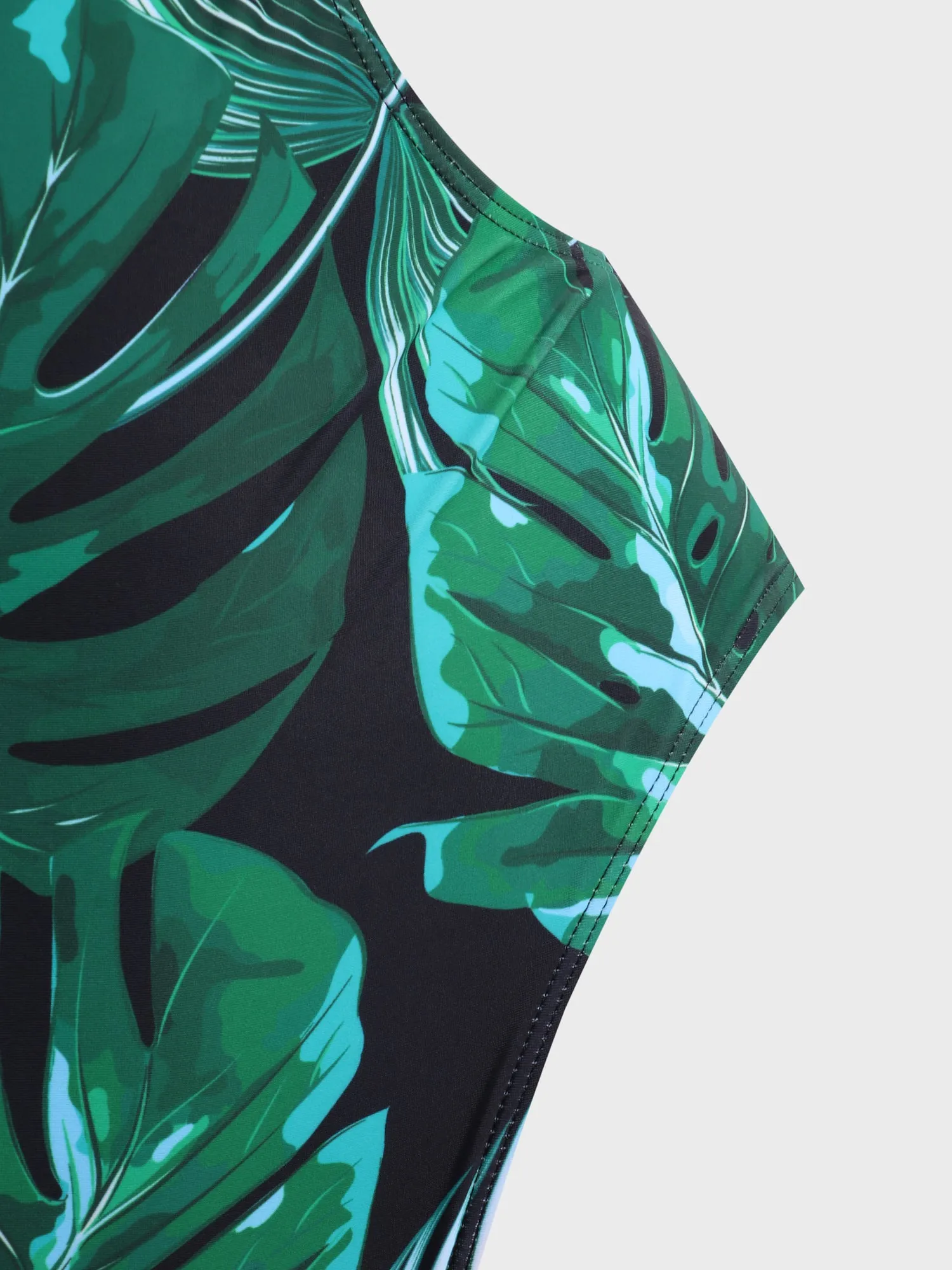 Midsize Monstera Cutout One-Piece Swimsuit