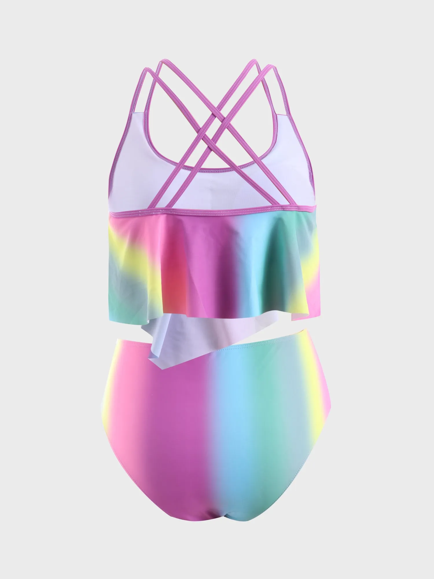 Midsize Rainbow Kiss 2-Piece Swimsuit