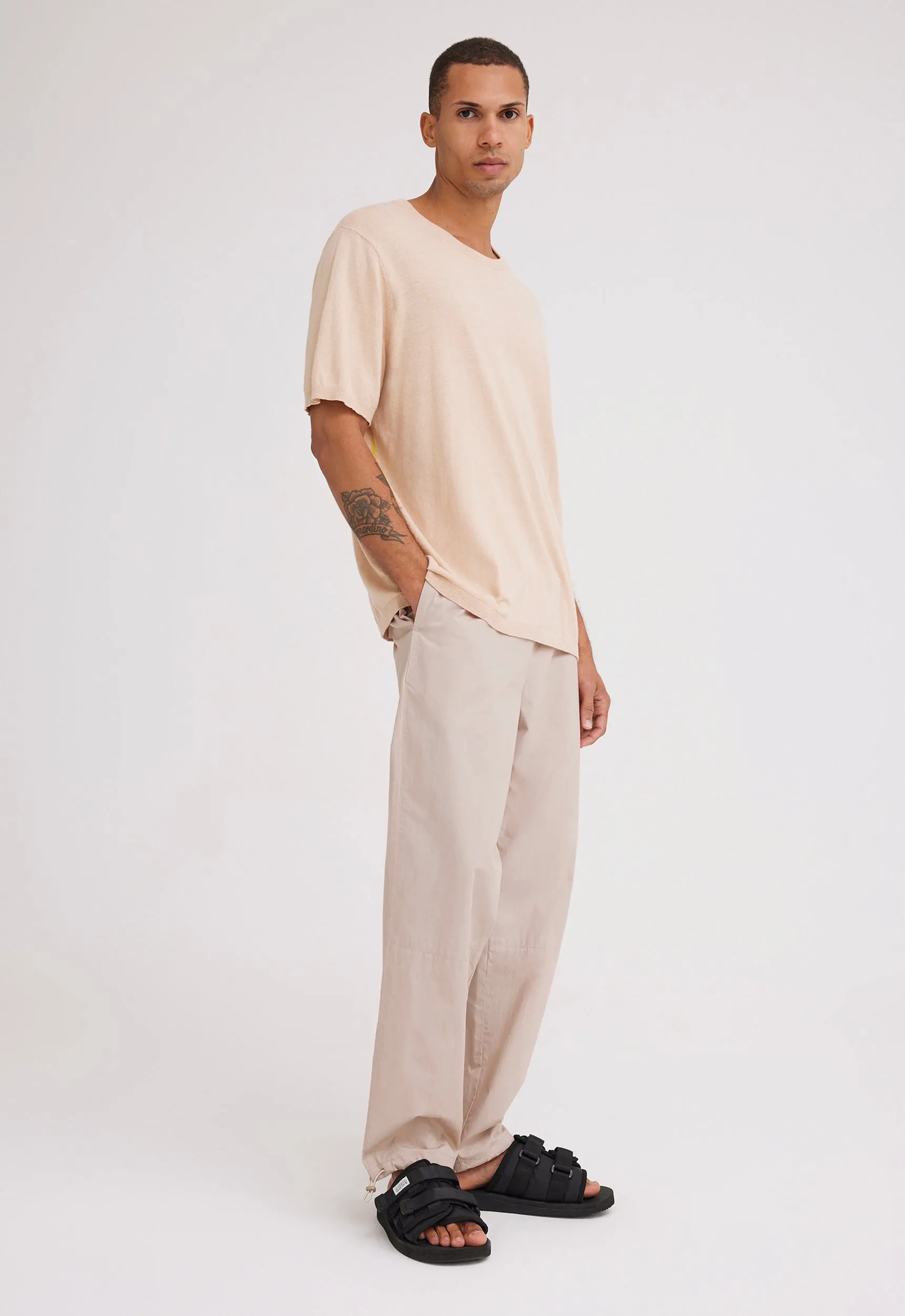 NAGNATA Highlighter Tee - Sandstone Charteuse