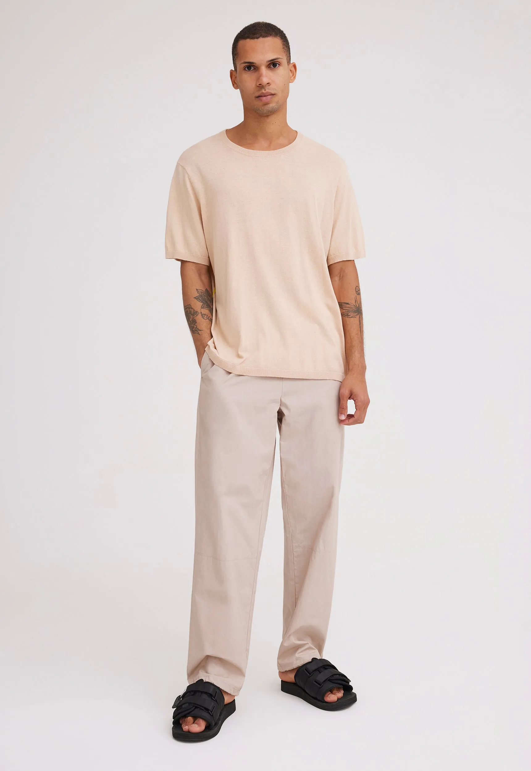 NAGNATA Highlighter Tee - Sandstone Charteuse