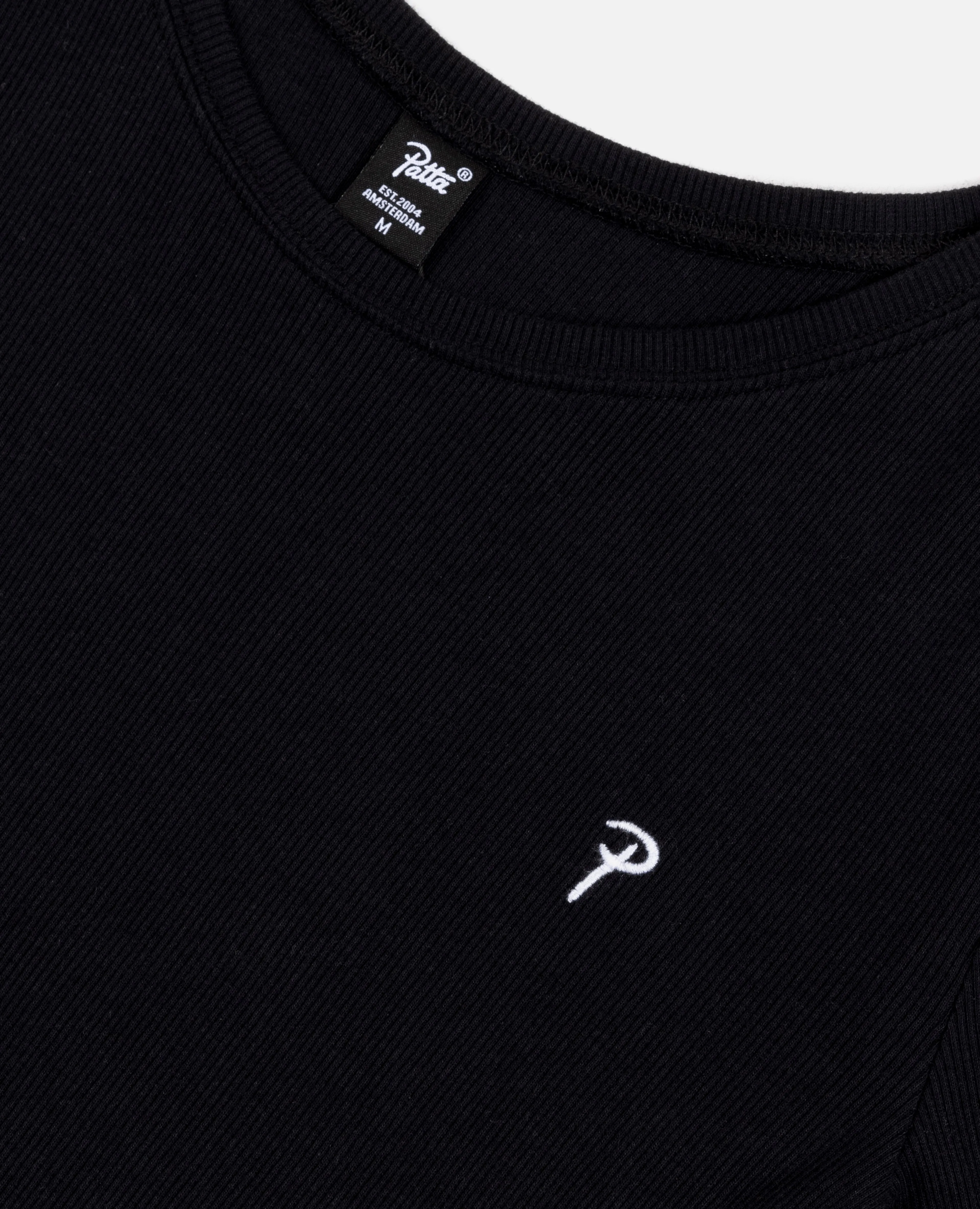 Patta Femme Basic Scoop Longsleeve T-Shirt (Black)
