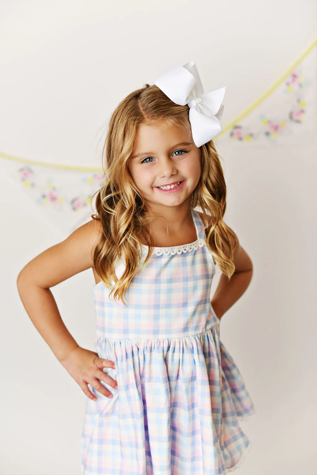 Serendipity Clothing Spring Time Blues Tunic Top W/ Shortie