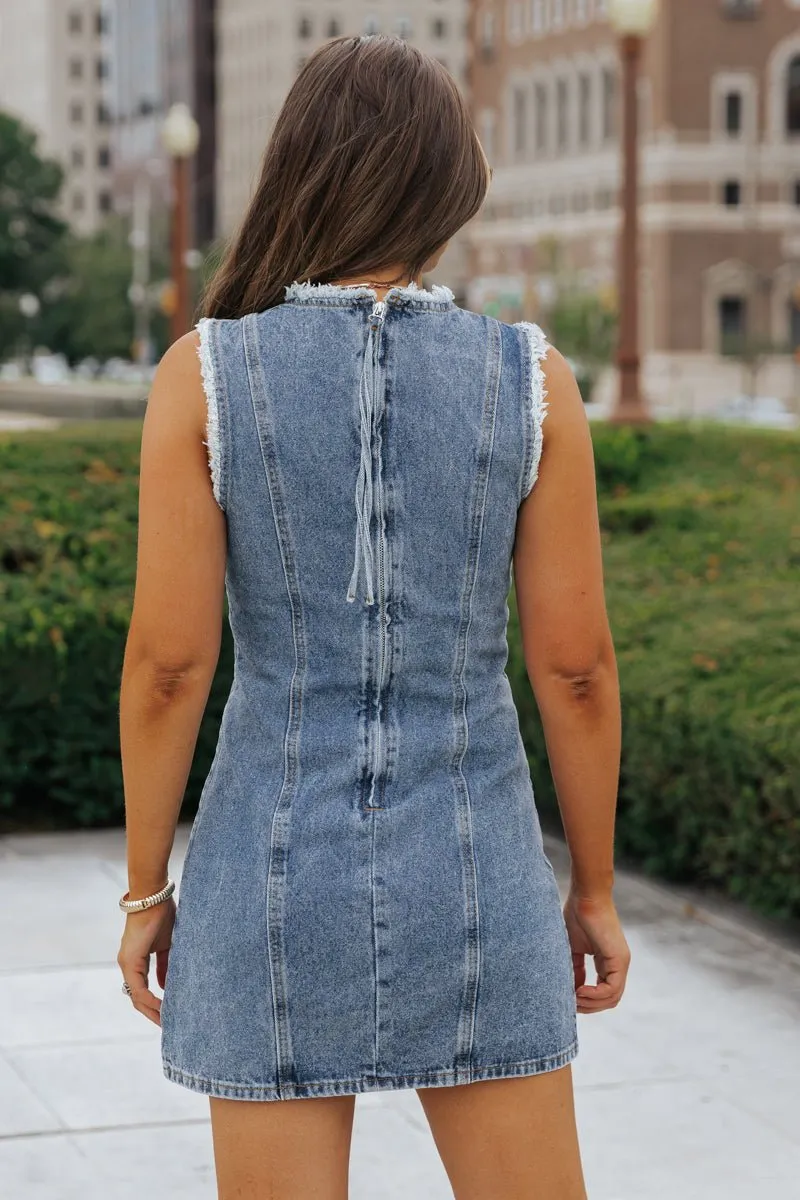 Steve Madden Denim Solara Mini Dress