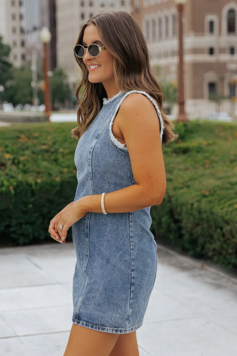 Steve Madden Denim Solara Mini Dress
