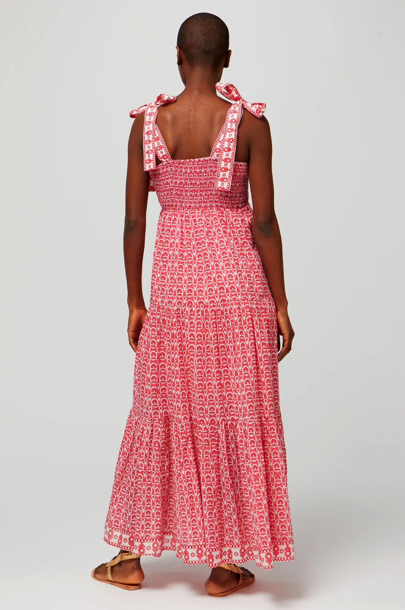 Tabitha Maxi Dress | Pop Flower Coral