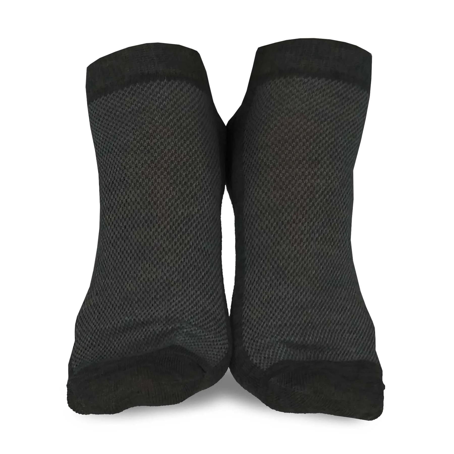 TeeHee Socks Women's Casual Polyester No Show Black/White 18-Pack (10051)
