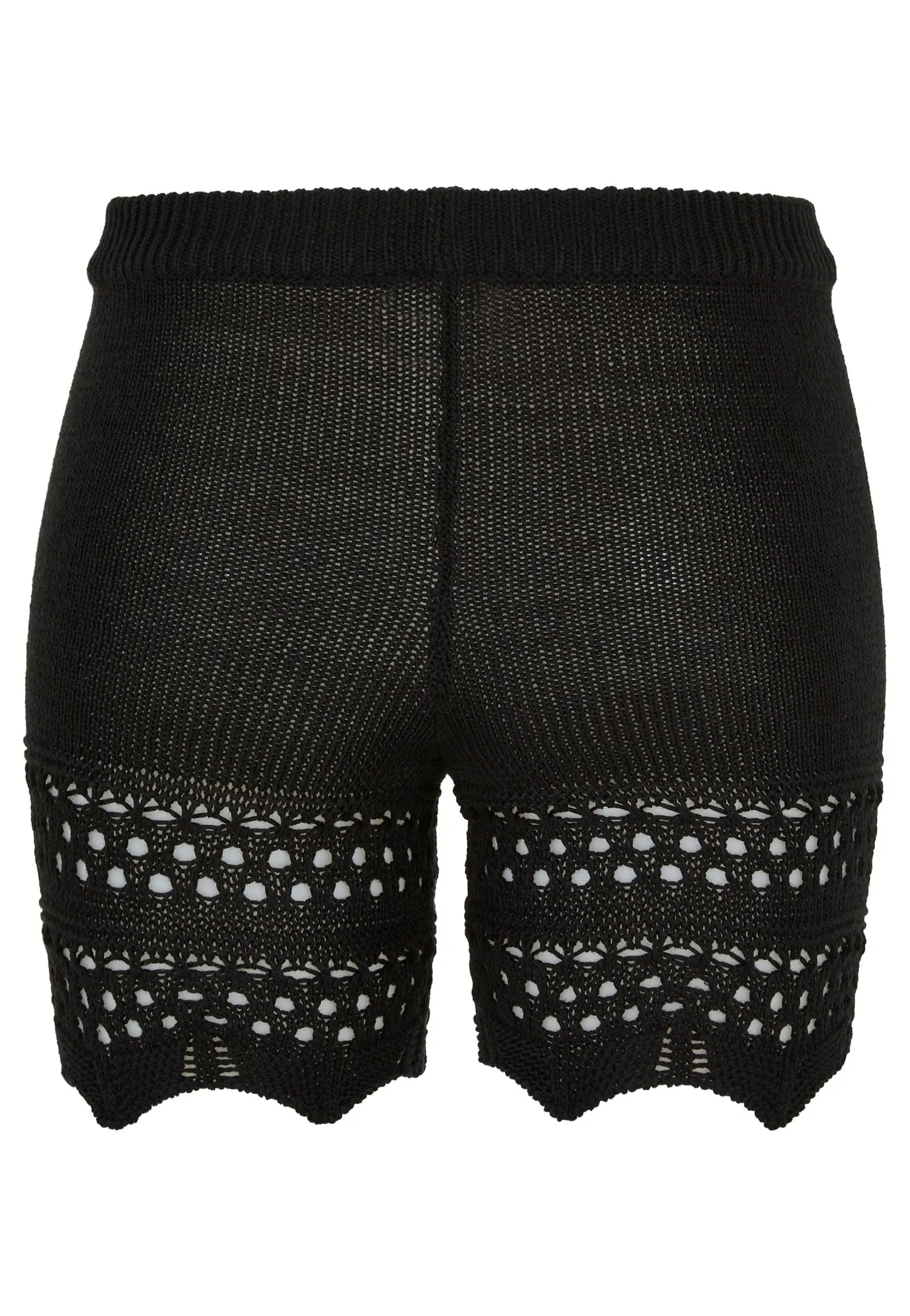 Urban Classics - Ladies Crochet Knit Black - Shorts