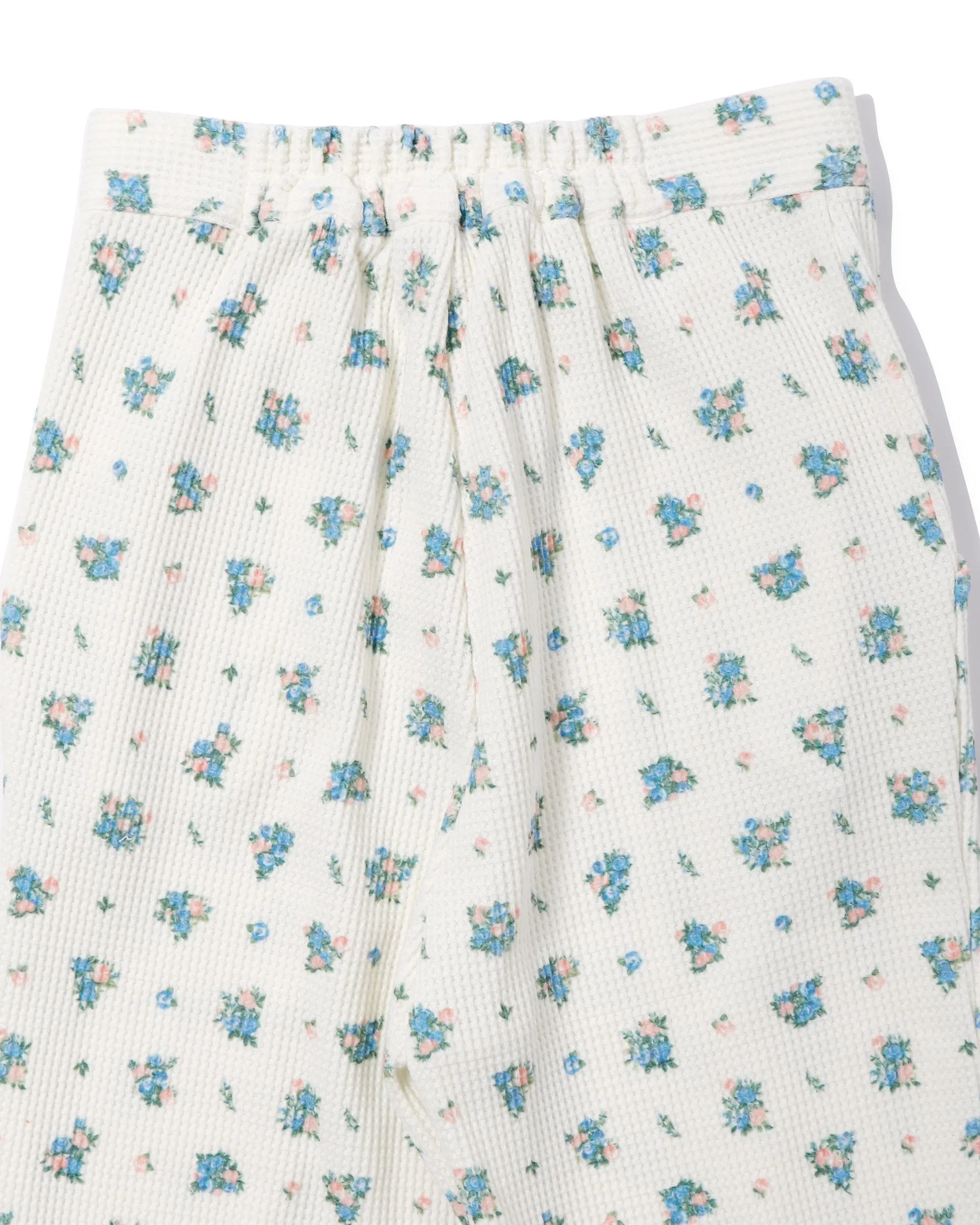 Waffle flare pants (Flower)